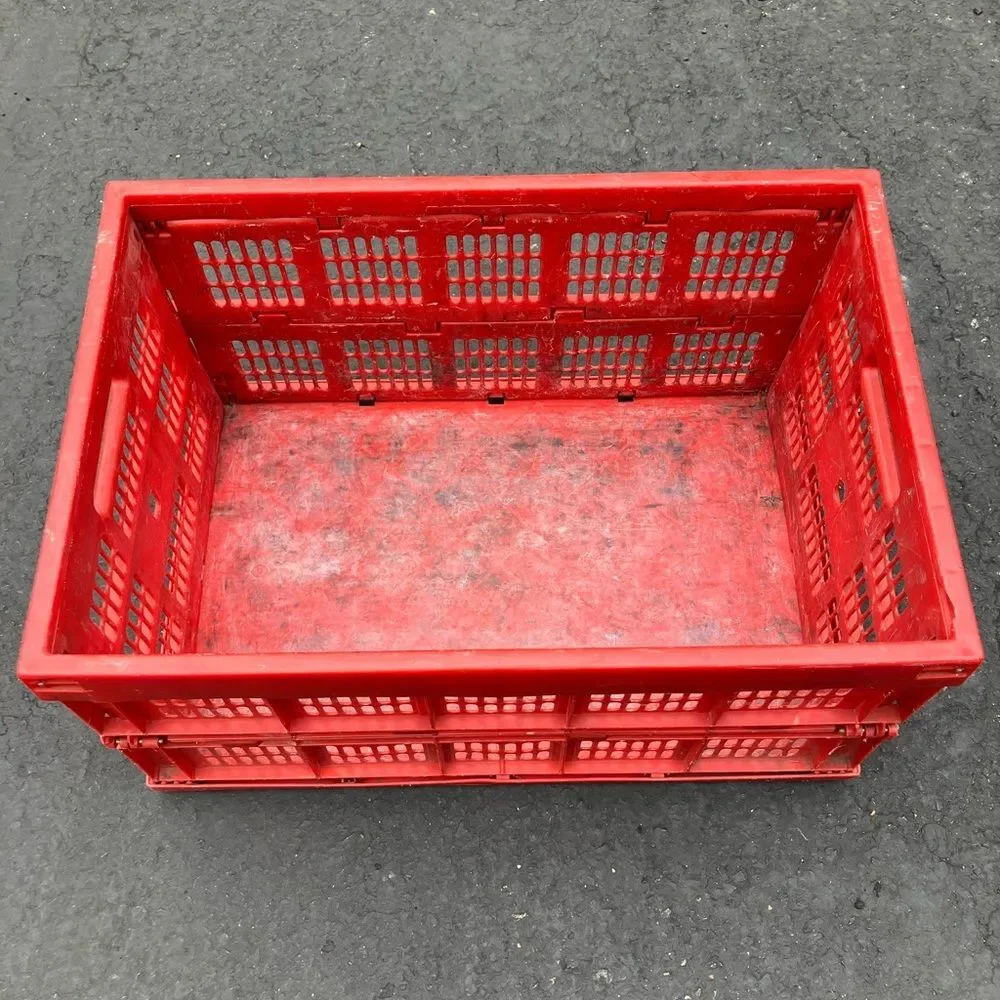Red Milk Crate